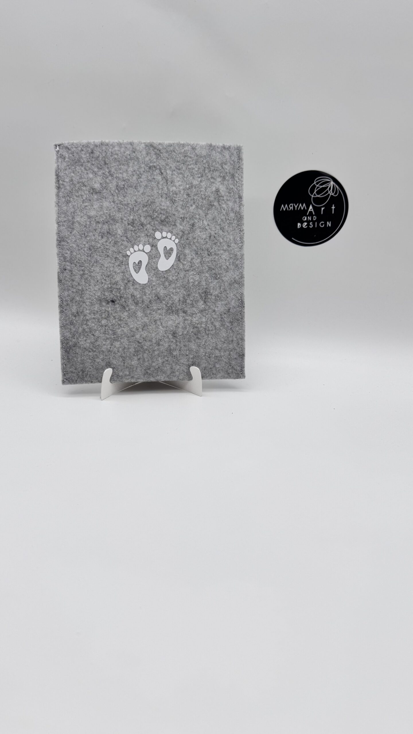 Filztasche für Meilensteinkarten & Fotos – Bild 2